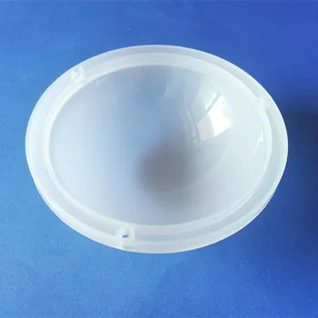 2 kos okroglo obliko LED luči kritje Anti-glare Mleko belo površino ali počistiti površine konkavna konveksna kritje 142mm