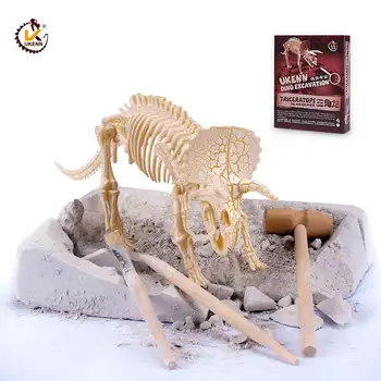 UKEN Dinozavri Okostje Kopati Ven Kompleti Izkopa Igrače 3D Puzzle Izobraževalne Arheoloških Igrače T - Rex Dino