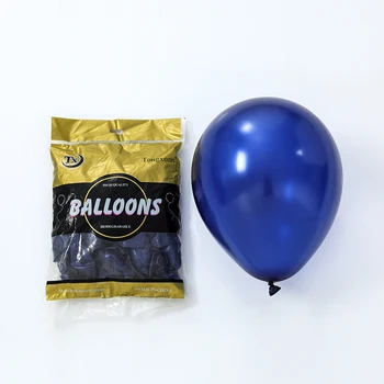 100 kozarcev 12 10palčni Žareče Modre Balone, Temno Modre Balone, Rojstni dan svate, Dekoracijo baby tuš Sijoča Modro Globos