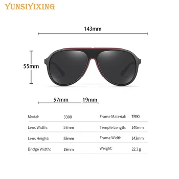 YSYX Nova moška sončna Očala TAC polarizirana Leče blagovne Znamke sončna Očala Oblikovalec 2020 Vzoren Načrt Prostem Moške Vožnje Očala YX3308