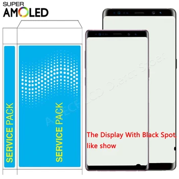 ORIGINAL AMOLED N950F LCD zaslon Za Samsung Opomba 8 LCD-Zaslon na Dotik Z Okvirjem Za Samsung Opomba 8 SM-N950 LCD S Črnih točk