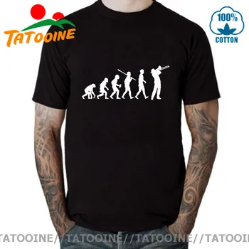 Tatooine Pozavna Igralec Razvoj majica s kratkimi rokavi moški Smešno Razvoj Pozavna T-shirt Preprosto Poletje Moda za Prosti čas Bombaž teeshirt
