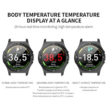 Wearpai TW6 Fitnes Tracker Telesne Temperature zaslon Smart Ure Fitnes Manšeta z Pedometer Pametna Zapestnica Šport