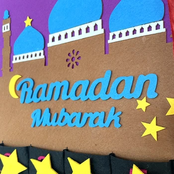 Ramadana Mubarak Adventni Koledar Ramadana Kareem Dekor Visi Počutil Odštevanje Koledar za Otroke Darila Ramadana Okraski Eid 2021