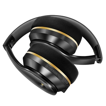 ANC Bluetooth Slušalke šumov Brezžične Slušalke Zložljive Hifi Globok Bas Slušalke z Mikrofonom za Glasbo