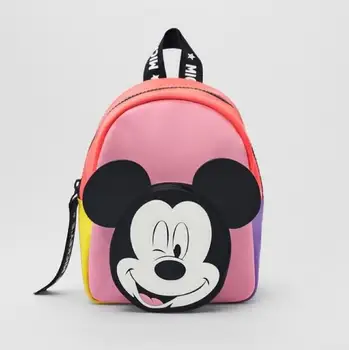 Moda Disney otroška vreča Mickey Mouse otrok Bacpack pomlad Jesen Mickey Miške Minnie vzorec nahrbtnik Otroci Darila