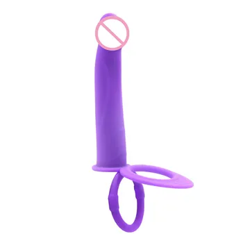 Petelin Obroč Oblečen Analni vibrator Butt Plug Penis analni Dildo, Vibrator Trak Na Penis Prostata Masaža Adult Sex Igrače za moški Par