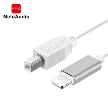 MeloAudio 1,5 m Instrument, USB OTG Kabel Lightning za Tip-B Moški-Moški za Električni Klavir/ Boben/ Audio DAC/ Mešalnik