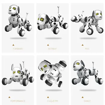Smart Robot Pes 2.4 G Z Brezžičnim Daljinskim Otroci Igrače Inteligentni Govorijo Sprehod In Plesne Robot Igrača Za Psa Elektronski Pet Rojstni Dan Gife