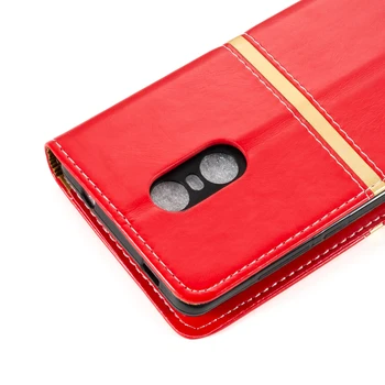Pu Usnje Knjiga Primeru Za Xiaomi Redmi Opomba 4X Flip Primeru Za Xiaomi Redmi Opomba 4 Pro Poslovni Telefon Primeru Tpu Silikon Zadnji Pokrovček