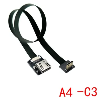 FPV HDMI Kabel na Mini/Mikro-HDMI Adapter Super Lahka FPC Traku Ravno Igrišču za Multicopter Fotografiranje iz Zraka 0,2 m 0,3 m 0,5 m