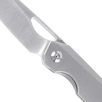 Kizer taktično nož KI4545A1/A2 genie 2020 novi modeli eos titanium/ogljikovih vlaken ročaj noža z s35vn jekla rezilo