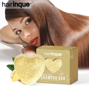 HAIRINQUE Ginger Šamponom Bar za izpadanje las šampon milo naravnih sestavin, Brez kemikalij, konzervansov šampon