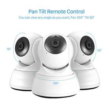 ANBIUX Home Security IP Kamero Wi-Fi 1080P 720P Brezžične Omrežne Kamere CCTV Kamere za Nadzor P2P Night Vision Baby Monitor