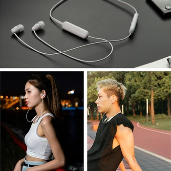 SONY WI-C200 Brezžične V uho Stereo Slušalke Bluetooth 5.0 Šport Čepkov Magnetni Slušalke za Prostoročno uporabo z Mikrofonom za iPhone/XiaoMi