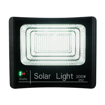 Brezplačna dostava 200W IP67 LED Sončne Svetlobe razsvetljave senzor za Razsvetljavo na Prostem Vrt Sončne poplav lučka Nepremočljiva Ulica Varnost lučka