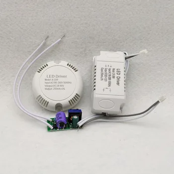 LED Driver Konstantnim tokom 250mA 8-25 W 18-40 W SMD PCB Napajanje Dvojno barvo 3Pin/2Pin proizvodnje LED Stropna luč transformatorjev