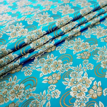 Cvet oblačila, tkanine brocade jacquardske vzorec Japonski šivanje tkanine DIY cheongsam in kimono materiala