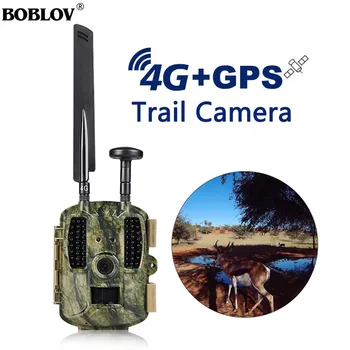 BOBLOV 4G Lovske Kamere Foto Pasti Night Vision MMS GSM SMTP Ir Pot FTP GPS Lovec Fotoaparat WildKamera Lovska Kamera