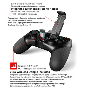 Bluetooth Gamepad Game Pad Mobilne Palčko Za Android, PC, PS3, PS 3 Na Mobilni Telefon Sproži Krmilnik Pametni Joypad Veselje Stick