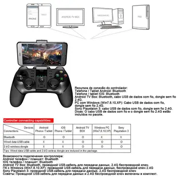 Bluetooth Gamepad Game Pad Mobilne Palčko Za Android, PC, PS3, PS 3 Na Mobilni Telefon Sproži Krmilnik Pametni Joypad Veselje Stick