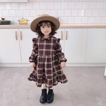 Mihkalev Baby Dekle Pozimi Obleko 2020 Otroci Oblačila Dekleta Predalčni Runo Božič Obleko Otroke Toplo Stranke Obleke