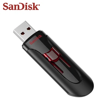 Resnična SanDisk Cruzer Drsne USB 3.0 pomnilniški ključek 16gb 32gb 64gb USB Pendrive 128gb 256gb Memory Stick Naprave za Shranjevanje, U Disk