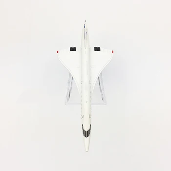 1/400 Obsega Letala Air France Concorde 16 cm Zlitine Letalo Model Igrače za Otroke, Otroci Darilo za Zbiranje