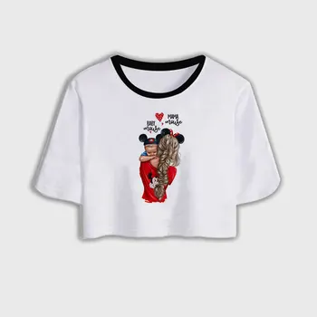 CZCCWD Ropa Mujer Verano 2019 Poletje Harajuku Kawaii Tshirt Ženske, Super Mama Prosti čas, Moda Obreži Zgoraj Majica Camisas Mujer Majica