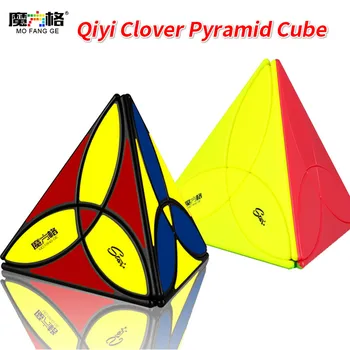 QiYi Mofangge Detelja Piramida Speed Magic-Kocka Strokovno Nepravilno Uganke Kocke Izobraževalne Darilo Cubo Magico