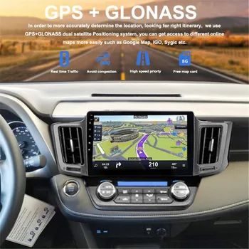 Avto Radio, GPS, Android 9.0 1 Din Za Toyota RAV4 2017 2016 Radio 4-core Večpredstavnostna Podporo DAB DVR OBD Vodja enote, trak za snemanje