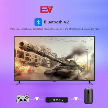 [Resnično]Zadnji EVBOX 5P Smart TV Box EV 5S AI Glasovni Nadzor za Korejo Japonska SG MOJ CA NAM na Tajskem, Filipinih, Vietnamu Trgu