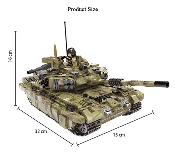 Vojske Tank Gradniki Vojaških Vozil Opeke Združljiv Orožja, Igrače Za Otroke