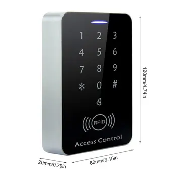 Strokovno RFID Access Control System Security Vnos Zaklepanje Vrat Močan Anti-motenje Indukcijske Daljavo Zaklepanje+10PCS Keychains