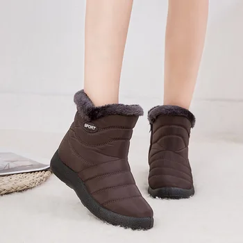 Do leta 2020 je Novi Sneg Škornji Ženske Čevlje Zunanje in korejska različica Martin Ženske Čevlje stopil žensk bombaž čevlje velikih 43