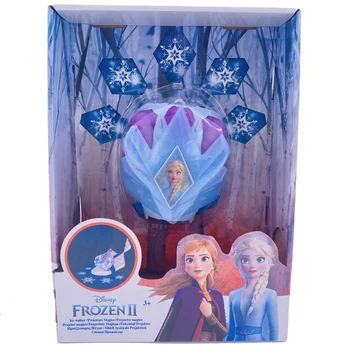2020 NOVE Disney Zamrznjeno 2 Elsa PVC Dejanje igrača Snežinka obliko stopala sijaj, pokrov nastavka za bliskavico Darilo za Otroke