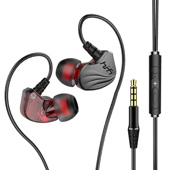 6D Surround Stereo Žične Slušalke Športne Slušalke Pregleden Žične Slušalke Extra Bass Slušalke za Batne Xiaomi Opomba 8 Pro