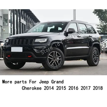 Za Jeep Grand Cherokee 2016 2017 2018 avto nalepke avdio Govorijo Zvoka notranji sprednji nadzorni plošči, trim zgornji Obroč krog 1pcs