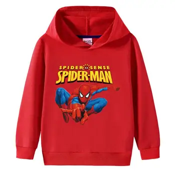 Spiderman Bombaž Puloverji blagovne Znamke Baby Fantje Oblačila, Otroci Majica t srajce Hoodies Vrhovi Otroci Oblačila