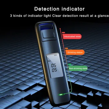 Nov Dih Alkohol Tester za Testiranje Analyzer Detektor Alkohola Test Digitalni LCD Breathalyzer Udarec Vsebnost Alkohola Tester Zaslon