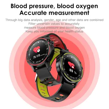 Več Športnih Nepremočljiva Pametno Gledati Bluetooth Smartwatch Srčnega utripa EKG Zapestnica Telefon Mate Sporočila Opomnik