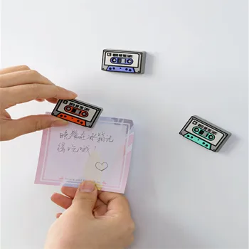 Lepe Risanke Hladilnik Magnet Retro Magnetnim Trakom Sporočilo Nalepka Otrok Igrača Office Home Božični Okraski, 3pcs Set