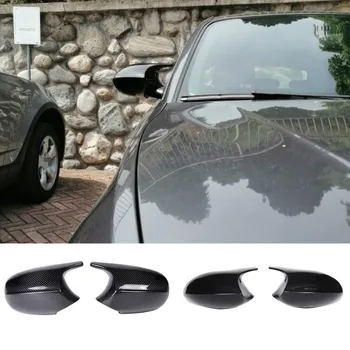 M3 Slog 2x Ogledalo Kritje E90 Avto Rearview Mirror Pokrov zaščitni pokrov Za BMW E90 E91 PRE-LCI 2005-2007 E92 E93 2006-2009 E80 E81 E87