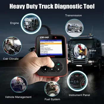ZAČETEK CR-HD Obd Diagnostika za volvo Človek Tovornjak Diagnostični Optičnega Strokovno Diagnosticiranje Orodje Za Tovornjake 24 voltov Diesel Van OBD