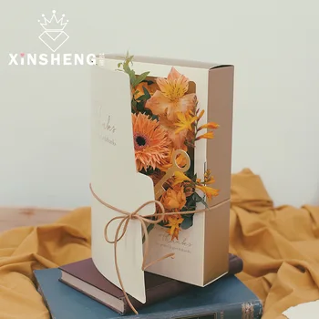 2pcs Darilo polje knjige cvet ustvarjalne šopek gojenje cvetja INS slog korejski učitelj je Zahvalni Dan Valentinovo, božič