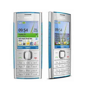 Nokia X2-00 Mobilni Telefon Bluetooth, FM MP3 MP4 Predvajalnik Original Nokia X2 Podporo ruske Tipkovnice Poceni Mobilni Telefon Odklenjen