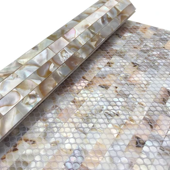 2 mm Debeline Krasen Opeke biserovine Mozaik Kuhinjo Backsplash MOP19019 Naravnih Groutless Lupini Kopalnica Wall Strešnik
