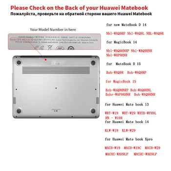Crystal / Mat Mehka na Dotik Laptop Primeru za Huawei Mate knjiga Xpro 13.9 : MACH-W19 MACH-W19C MACH-W29 MACHC-WAH9LP MACHC-WAE9LP