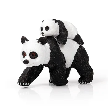 Vroče Prodaje DIY Divje Jungle Živali v živalskih vrtovih Panda Model figuric Prostoživečih Živalskih Figur Zbirka Izobraževalne Igrače Za Otroke Darilo