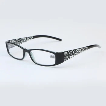 Prijetno Kvadratnih Črnega Okvirja Smolo Presbyopia oči Obravnavi Očala +1.0 1.25 1.5 1.75 2.0 2.5 3.0 za 4.0 R188